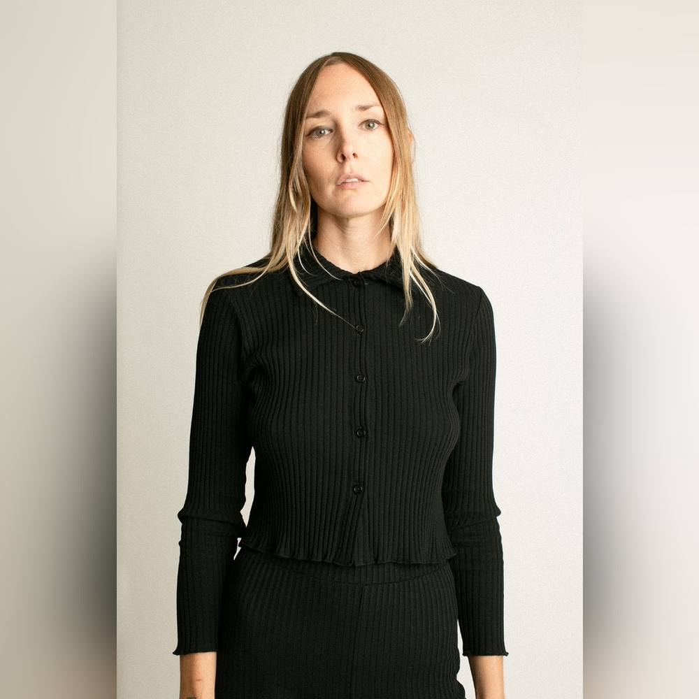 Rita Row Black Pike Top Size XS Black - Picture 3 of 8